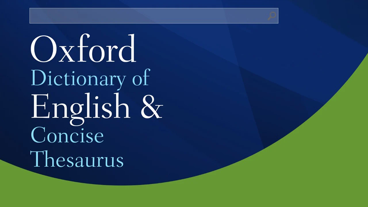 Oxford Dictionary of English & Thesaurus